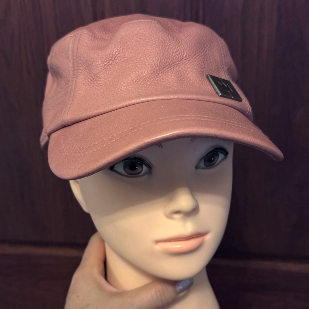 Women leather Nathaniel Cole pink cup adjustable